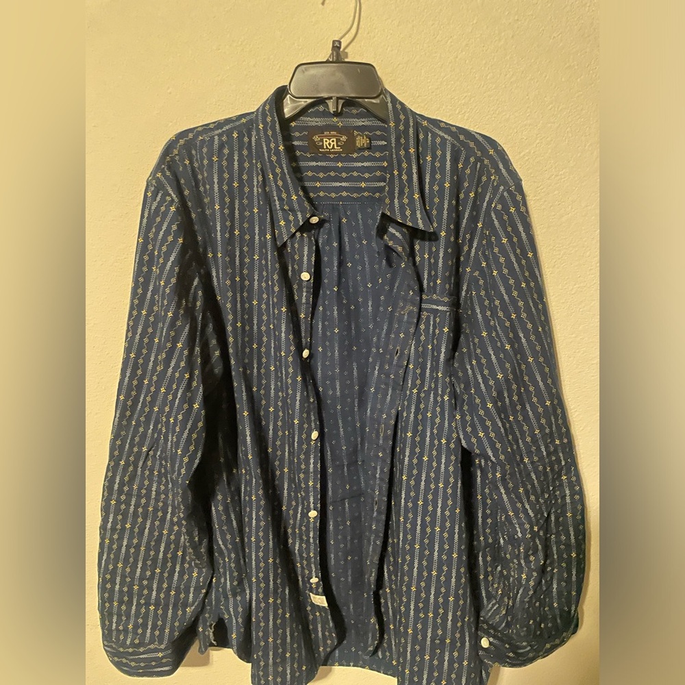 Polo Double RL button down sz xl